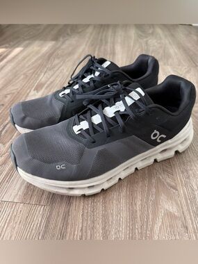 On Running Running Cloudrunner Men's Running Shoes - Black Size 11
